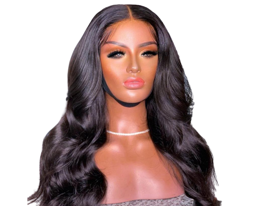 Body Wave Wig - Densité 180%, Fermeture 4x4, Avant transparent