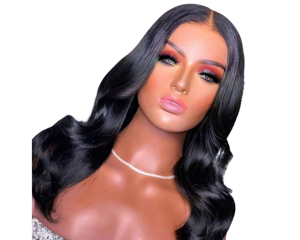 Body Wave Wig - Densité 180%, Fermeture 4x4, Avant transparent