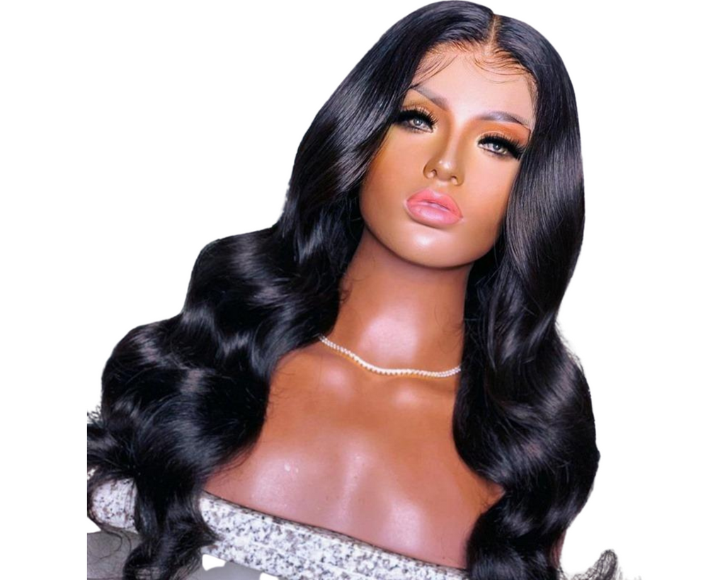 Body Wave Wig - Densité 180%, Fermeture 4x4, Avant transparent