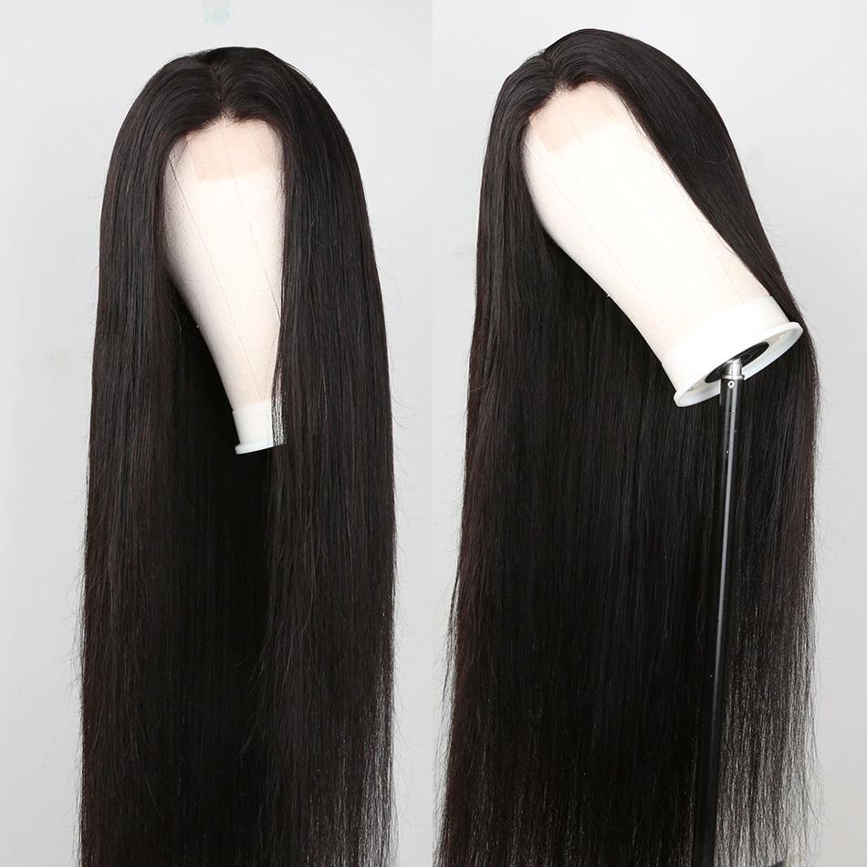 Perruque lisse – Fermeture 4x4, 5x5 et 6x6/ Frontale en cheveux humains